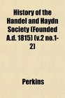 History of the Handel and Haydn Society
