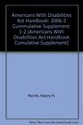 Americans With Disabilities Act Handbook 20062 Cummulative Supplement