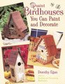 Quaint Birdhouses You Can Paint and Decorate