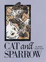 Cat and sparrow