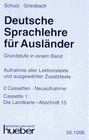 Deutsche Sprachlehre fr Auslnder Grundstufe in 1 Bd Smtliche Lektionstexte 2 Cassetten