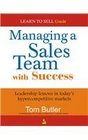 Managing a Sales Team with Success