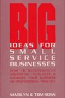 Big Ideas for Small Service Businesses How to Successfully Advertise Publicize and Maximize Your Business or Professional Practice