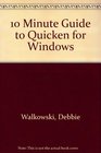 10 Minute Guide to Quicken for Windows