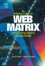 Introduction to Web Matrix ASPNET Development for Beginners