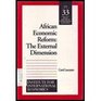 African Economic Reform The External Dimension