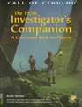 The 1920s Investigator's Companion A Core Game Book for Players
