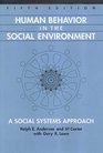 Human Behavior in the Social Environment A Social Systems Approach