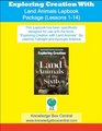 Exploring Creation With Zoology 3:Land Animals of the 6th Day - Lapbook Package (Lessons 1-14)