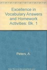 Excellence in Vocabulary Answers and Homework Activities
