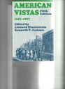 American Vistas Volume I 16071877