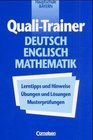 QualiTrainer Deutsch  Englisch  Mathematik / Bayern
