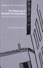 Meaning of the Built Environment A NonVerbal Communication Approach