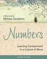 Numbers  Women's Bible Study Leader Guide Learning Contentment in a Culture of More
