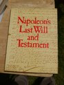 Napoleon's Last Will and Testament