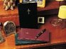Bonded Leather Journals Blank Leather With Cross Burgundy
