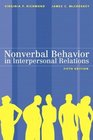 Nonverbal Behavior in Interpersonal Relations Fifth Edition