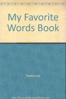 My Favorite Words Book