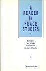Reader in Peace Studies