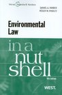 Environmental Law in a Nutshell 8th