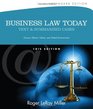 Business Law Today Standard Text and Summarized Cases