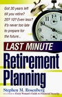 Last Minute Retirement Planning