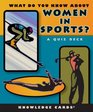 What Do You Know About Women in Sports Knowledge Cards Deck