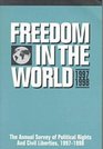 Freedom in the World  The Annual Survey of Political Rights  Civil Liberties 19971998