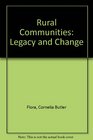 Rural Communities Legacy And Change