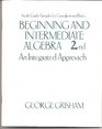 Study Guide Sampler for Gustafson and Frisk's BEGINNING AND INTERMEDIATE ALGEBRA 2nd An Integrated Approach
