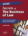 More Secrets of the Business of Law