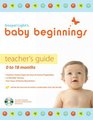 Baby Beginnings Teacher's Guide with CDROM 018 Months