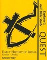 Early History of Israel Answer Key