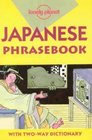 Lonely Planet Japanese Phrasebook