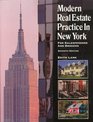 Modern Real Estate Practice in New York Salespersons and Brokers