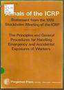 ICRP Publication 28 The Principles and General Procedures for Handling Emergency and Accidental Exposure of Workers