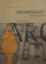Archaeology An Introduction  3rd Edition