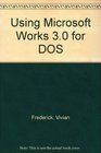 Using Microsoft Works 30 for DOS