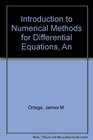Introduction to Numerical Methods for Differential Equations