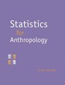 Statistics for Anthropology