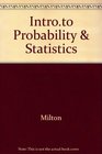 Introto Probability  Statistics