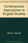 Contemporary Approaches to English Studies