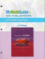 MyMathGuide Notes Practice and Video Path  for Elementary Algebra Concepts  Applications
