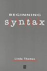 Beginning Syntax