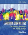 Learning Disabilities Characteristics Identification and Teaching Strategies Fifth Edition