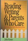 Reading Writing  Parents Who Care Enriching Your Child's Education at Home