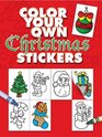 Color Your Own Christmas Stickers
