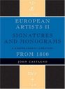 European Artists II: Signatures and Monograms (v. 2)