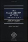 The Competition Act 1998 Law and Practice Second Cumulative Supplement