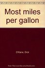 Most miles per gallon